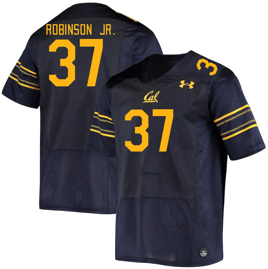 Men #37 Kenden Robinson Jr. California Golden Bears College Football Jerseys Stitched Sale-Navy - Click Image to Close